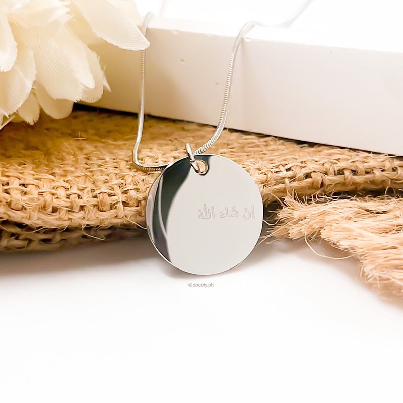 Personalized Circle Blank Necklace | Doubly PH