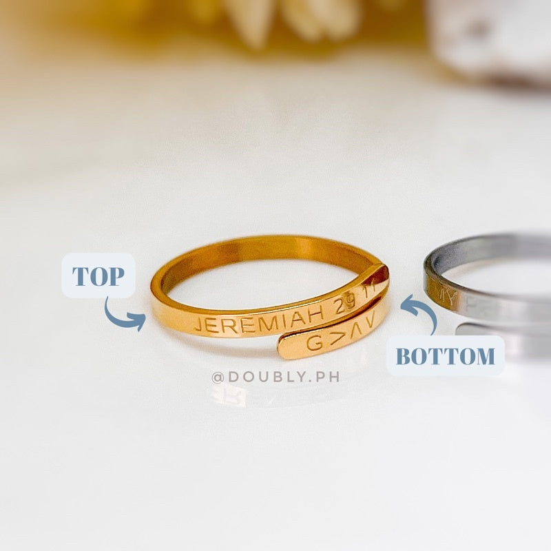 Personalized Cosmic Ring | Doubly PH