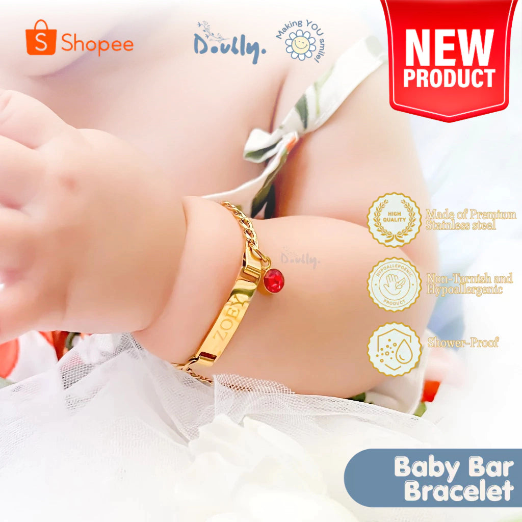 Personalized Baby Bar Bracelet | Doubly PH